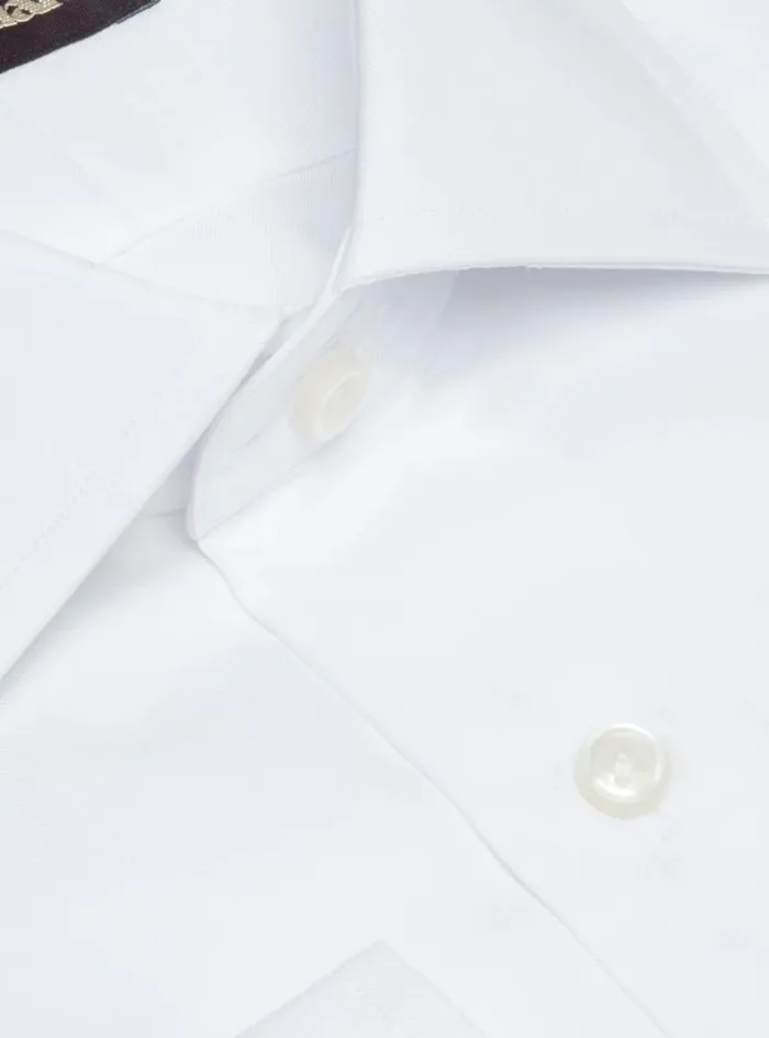 Men Paul Stuart Dress Shirts The Traveler Dress Shirt White