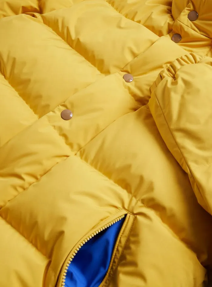 Men Paul Stuart Outerwear Puffer Jacket Bright Yellow