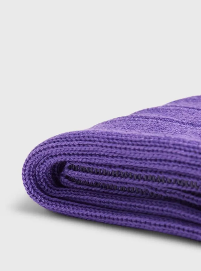Men Paul Stuart Socks Mercerized Cotton Ribbed Sock Lilac