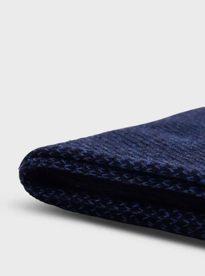 Men Paul Stuart Socks Textured Oxford Dress Sock Navy