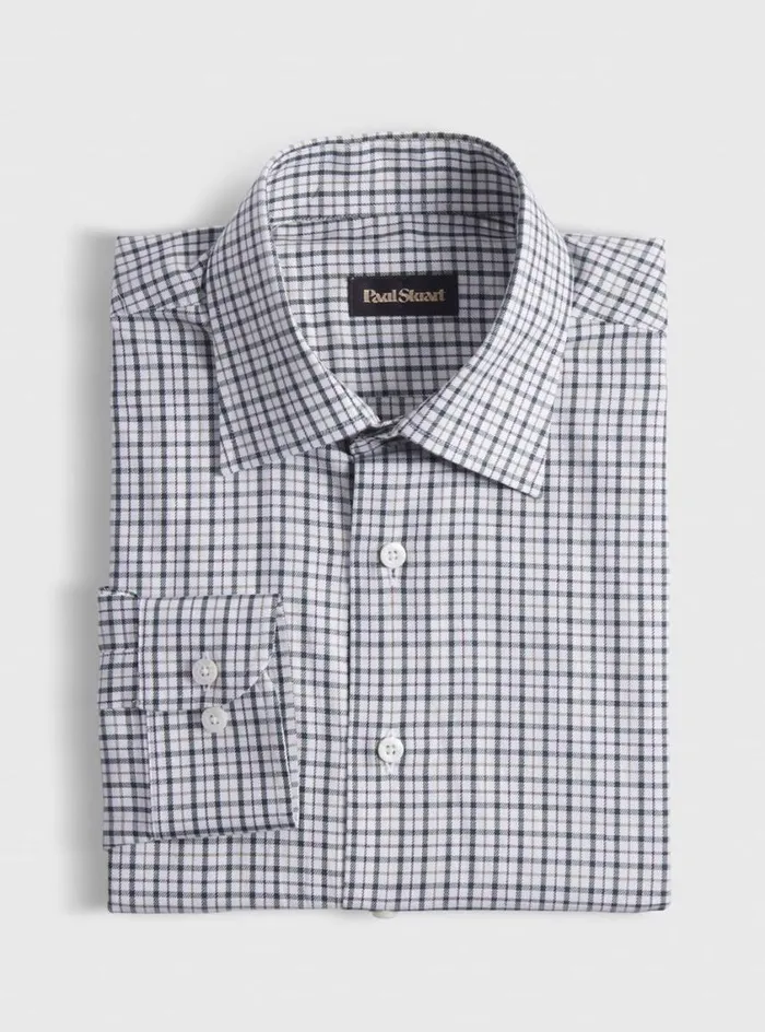 Men Paul Stuart Sport Shirts Plaid Sport Shirt Dark Green