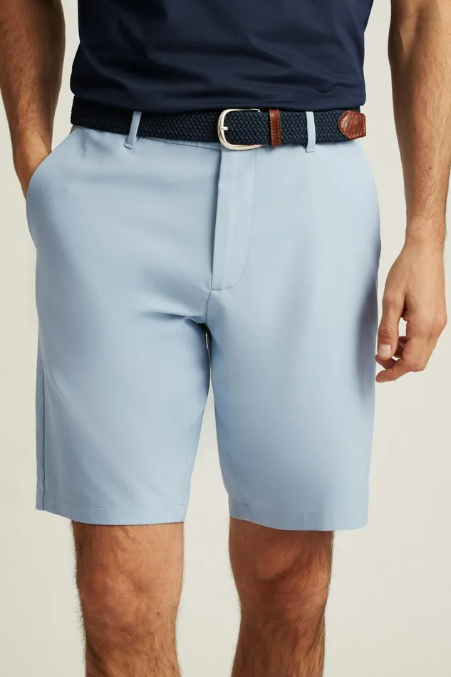Men Performance Link Shorts Dusty Blue Bonobos Casual Shorts