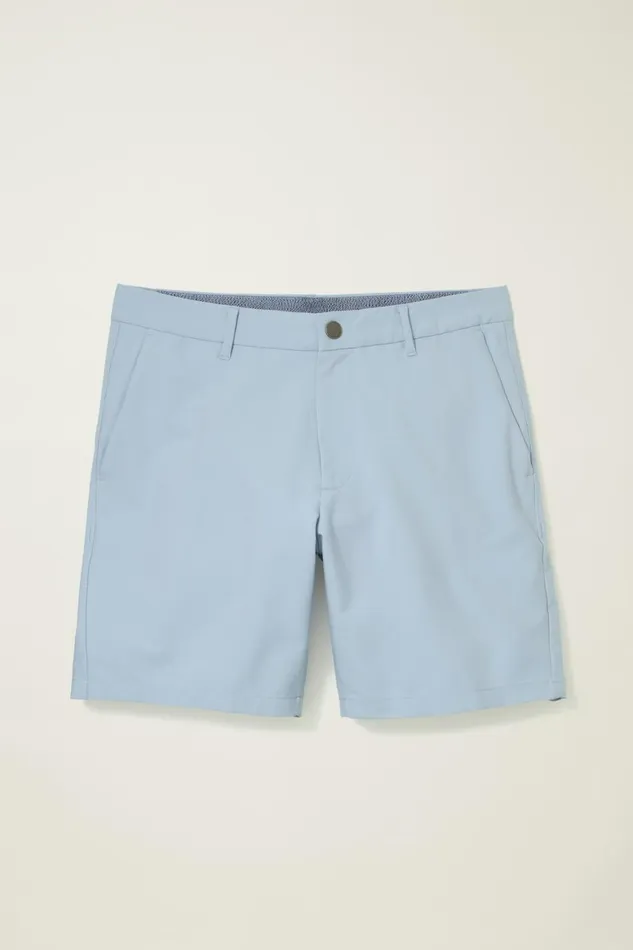 Men Performance Link Shorts Dusty Blue Bonobos Casual Shorts