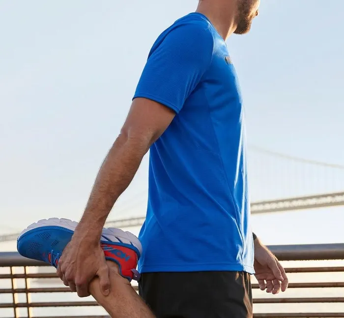Men Performance Short Sleeve Imperial Blue HOKA ONE ONE Tops