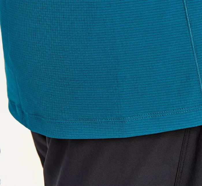 Men Performance Short Sleeve Moroccan Blue HOKA ONE ONE Tops