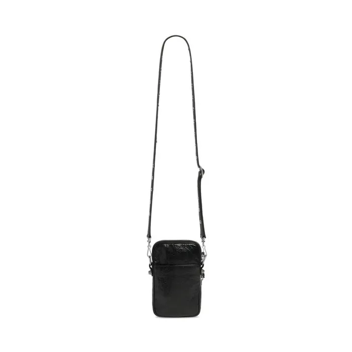 Men Phone Accessories and Keyrings Balenciaga Le Cagole Phone Holder In Black