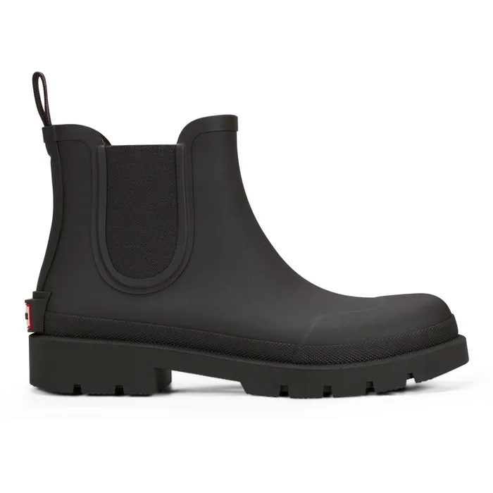 Men Rain Boots Hunter Boots Orford Waterproof Chelsea Boots Dark Brown