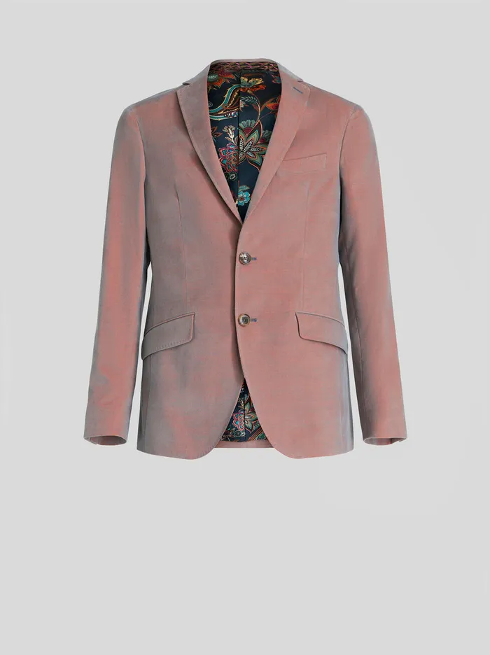 Men Ribbed Velvet Jacket Etro Jackets