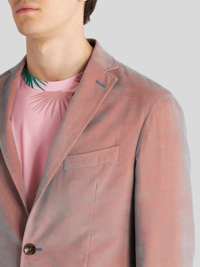 Men Ribbed Velvet Jacket Etro Jackets