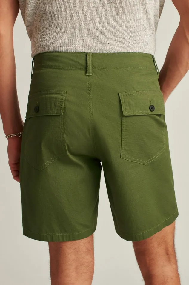 Men Ripstop Fatigue Shorts Pickle Green Bonobos Casual Shorts