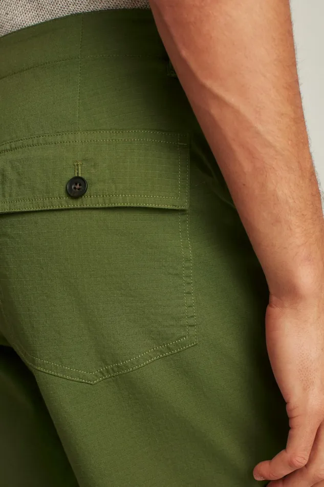 Men Ripstop Fatigue Shorts Pickle Green Bonobos Casual Shorts