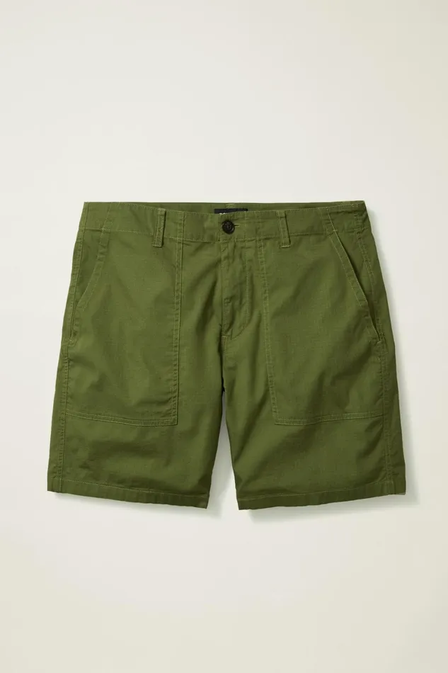Men Ripstop Fatigue Shorts Pickle Green Bonobos Casual Shorts
