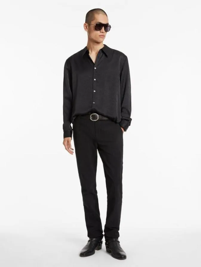 Men Shirts John Varvatos BETWOOD SHIRT Black
