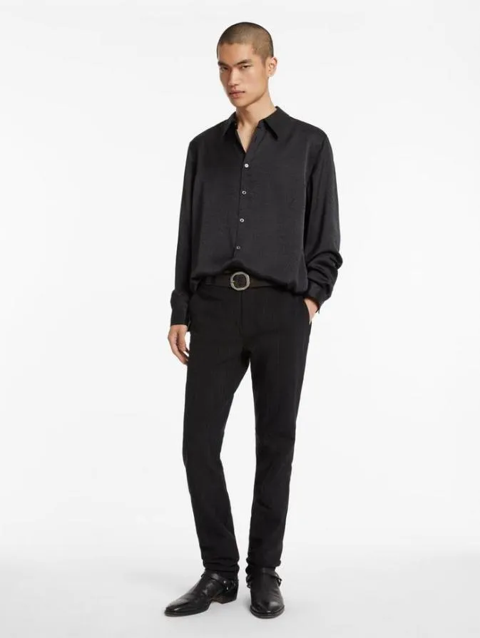 Men Shirts John Varvatos BETWOOD SHIRT Black
