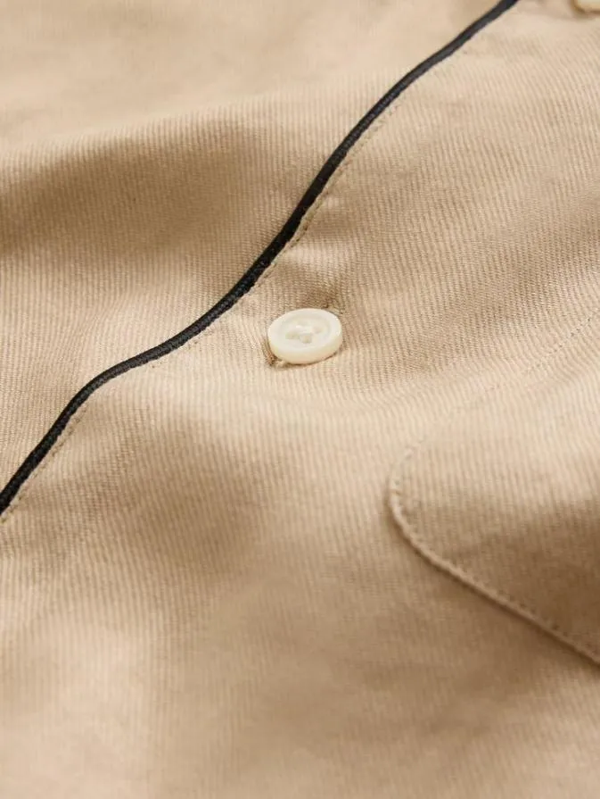 Men Shirts John Varvatos CAMPOS SHIRT Light Khaki