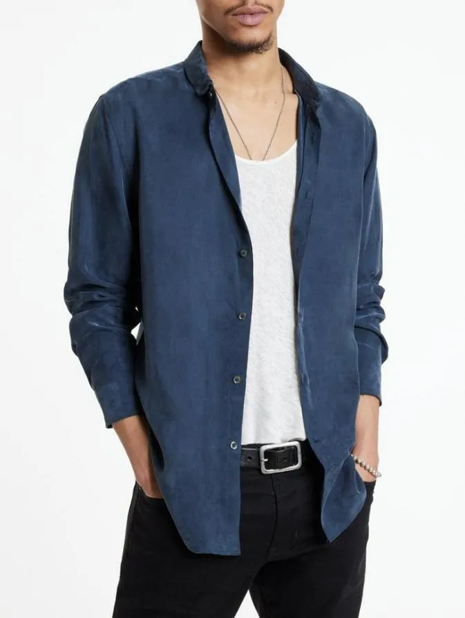 Men Shirts John Varvatos ORCHARD SHIRT Indigo