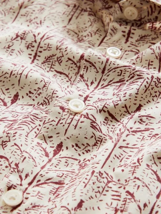 Men Shirts John Varvatos SEAN SHIRT Cranberry