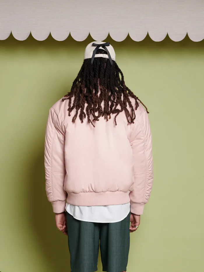 Men Sister Jane Jackets Albie Reversable Bomber Dusty Pink