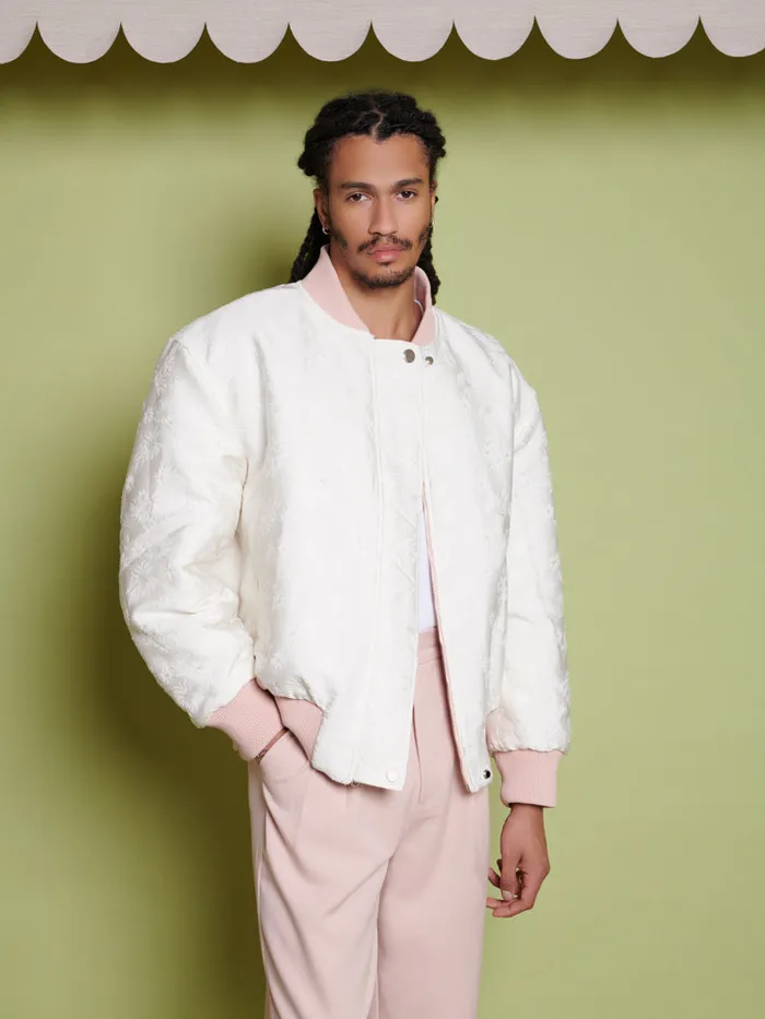 Men Sister Jane Jackets Albie Reversable Bomber Dusty Pink