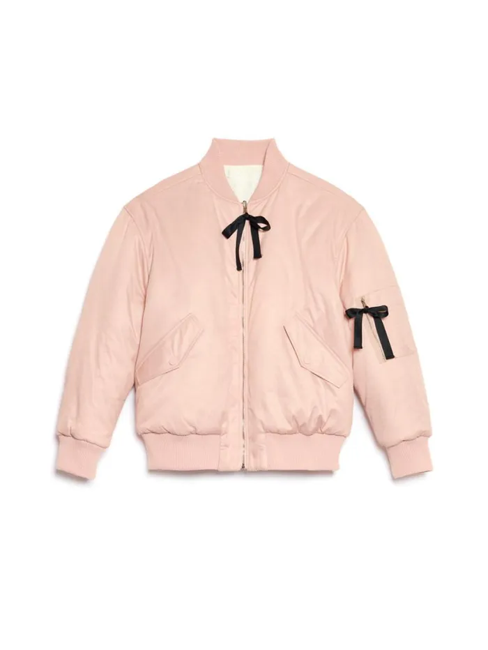 Men Sister Jane Jackets Albie Reversable Bomber Dusty Pink
