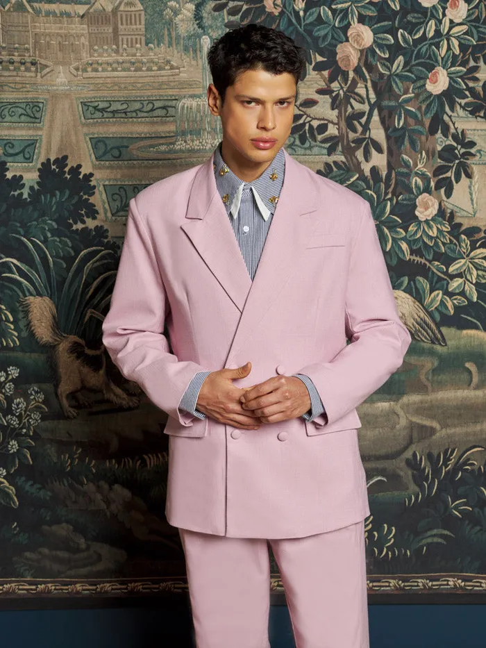 Men Sister Jane Jackets Harlow Woven Blazer Dusty Pink