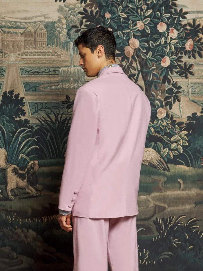 Men Sister Jane Jackets Harlow Woven Blazer Dusty Pink