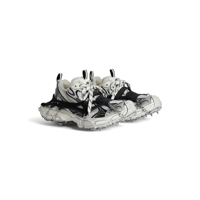 Men Ski Balenciaga Skiwear 8211 3xl Ski Trainers In Whiteblack