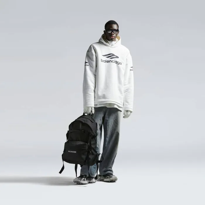 Men Ski Balenciaga Skiwear 8211 3xl Ski Trainers In Whiteblack