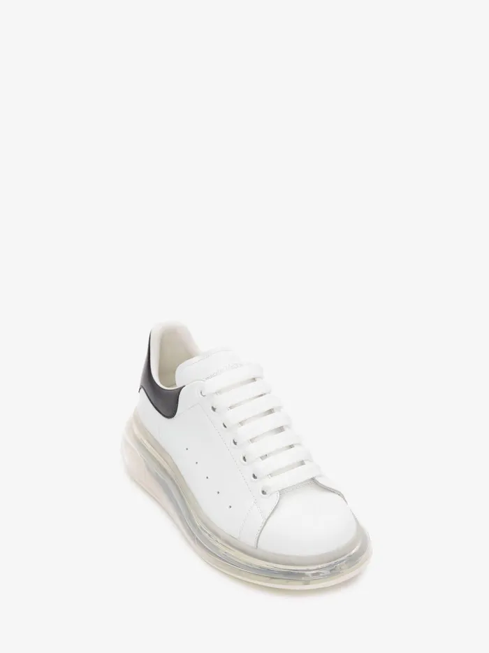Men Sneakers Alexander McQueen Oversized Transparent Sole Sneaker Whiteblack