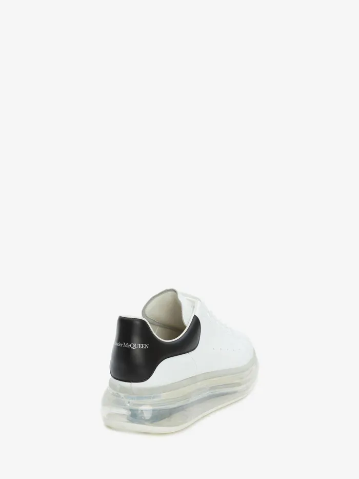 Men Sneakers Alexander McQueen Oversized Transparent Sole Sneaker Whiteblack