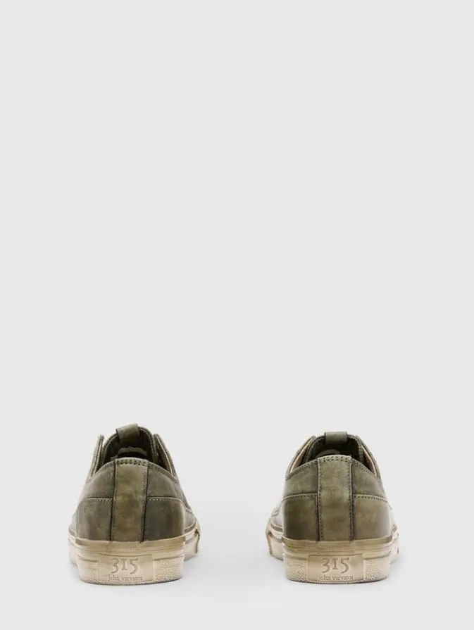 Men Sneakers John Varvatos VULC LACELESS LOW Olive