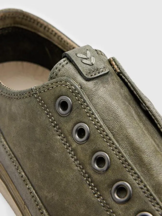 Men Sneakers John Varvatos VULC LACELESS LOW Olive
