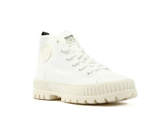 Men Sneakers PALLADIUM PALLASHOCK ORGANIC 2 Star White Men Sneakers PALLADIUM PALLASHOCK ORGANIC 2 Star White