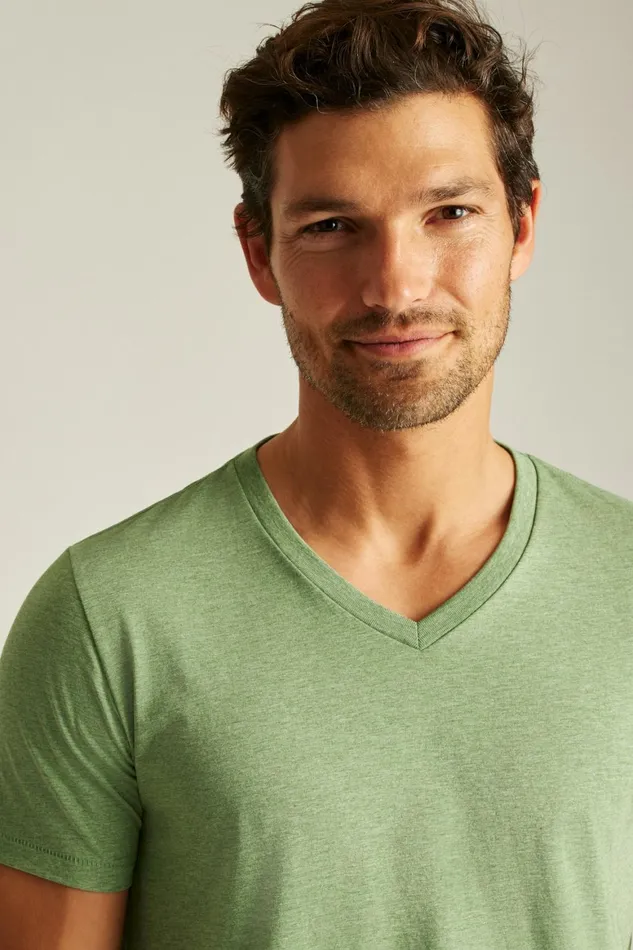 Men Soft Everyday Tee Heather English Ivy Green Bonobos Short Sleeve Tees