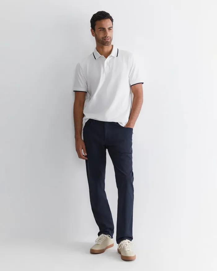 Men Sportscraft Pants Bedford Jean French Navy