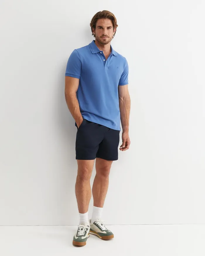Men Sportscraft TShirts and Polos Sc Pique Polo Smoke Blue