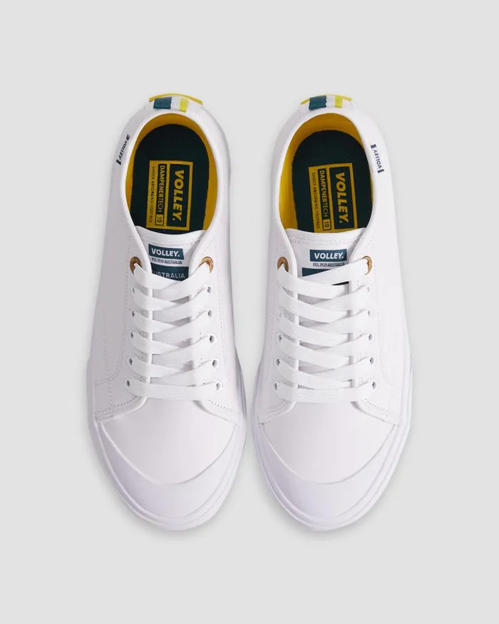 Men Sportscraft Volley Supporter Sneakers White