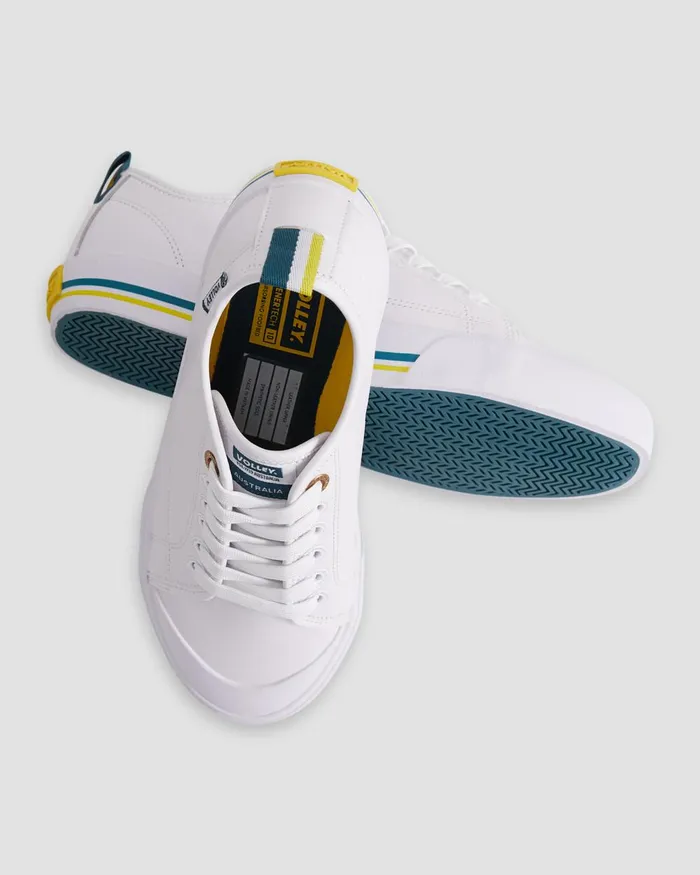 Men Sportscraft Volley Supporter Sneakers White