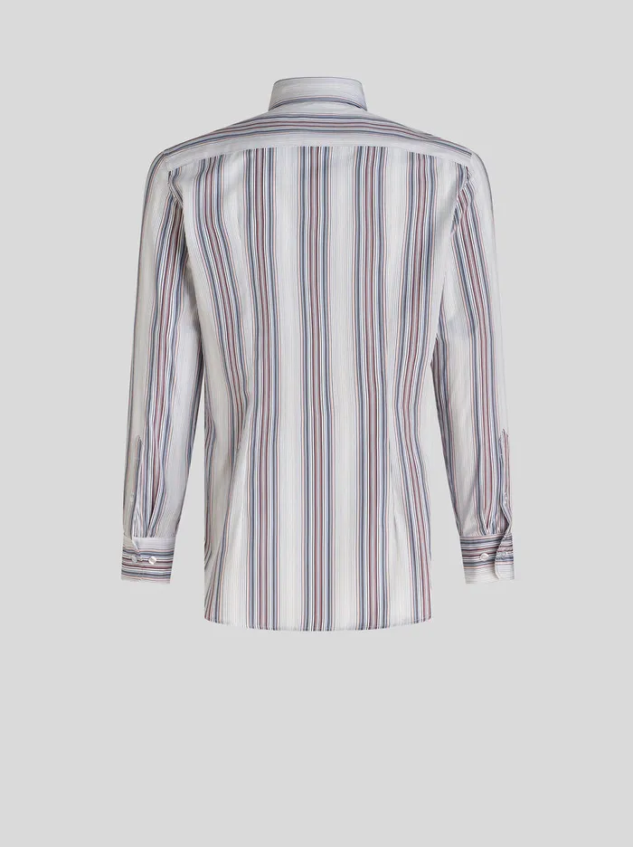 Men Striped Cotton Shirt Etro Shirts