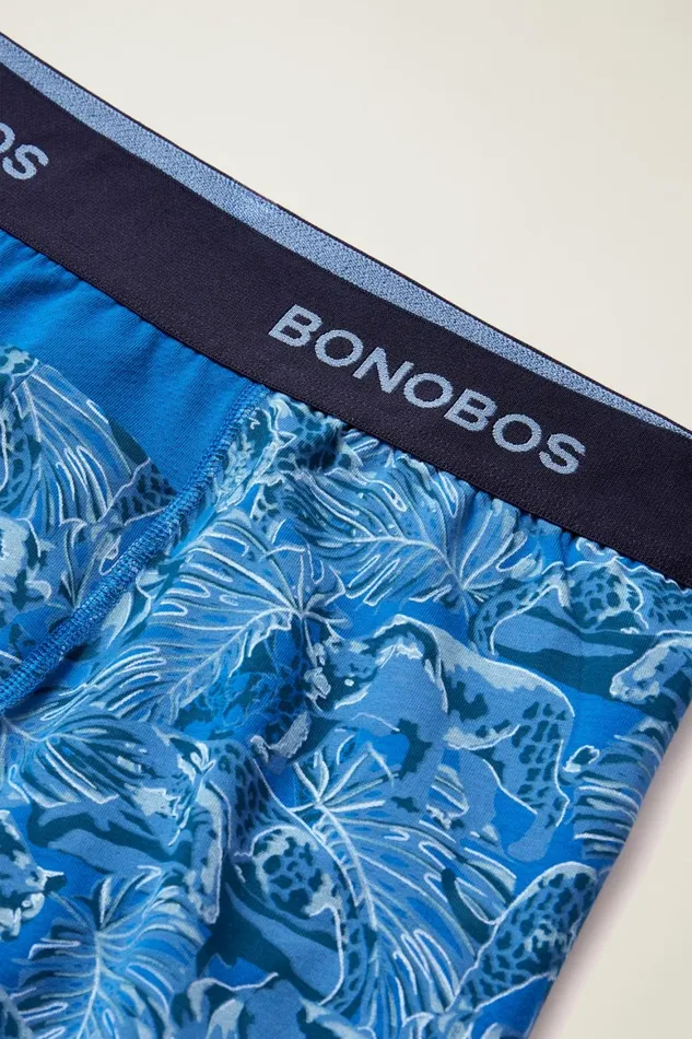 Men Supersoft Underwear Blue Cats Bonobos Socks and Underwear