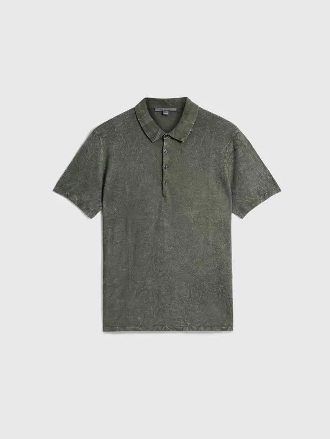 Men Sweaters John Varvatos CHATHAM POLO Eucalptus