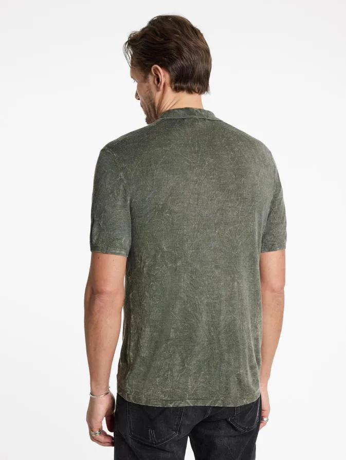 Men Sweaters John Varvatos CHATHAM POLO Eucalptus