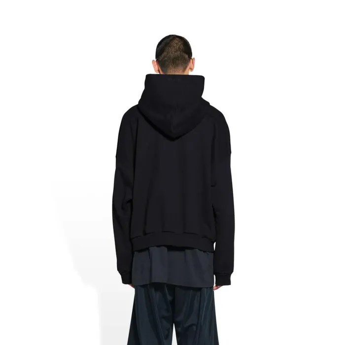 Men Sweatshirts and Hoodies Balenciaga Hoodie Medium Fit In Black