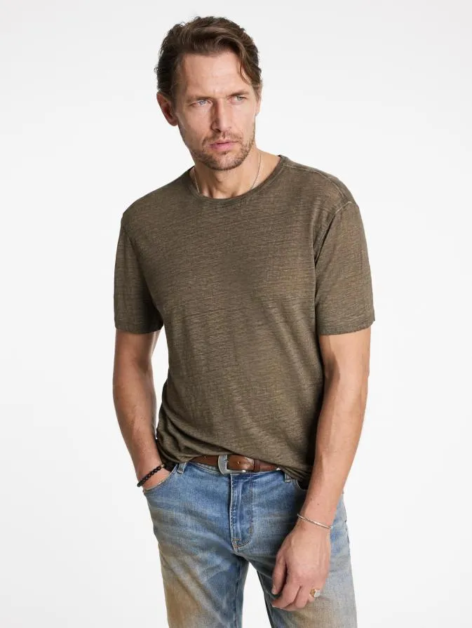 Men TShirts John Varvatos MOTT CREW Teakwood