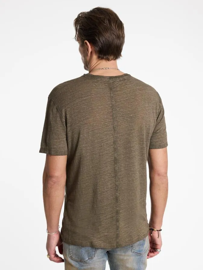 Men TShirts John Varvatos MOTT CREW Teakwood