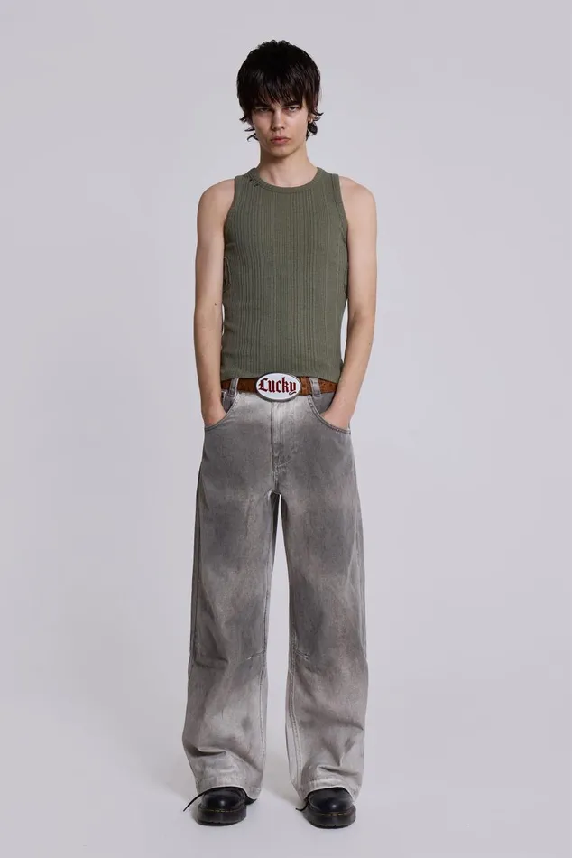 Men Tar Wash Colossus Jeans Jaded London Colossus Jeans