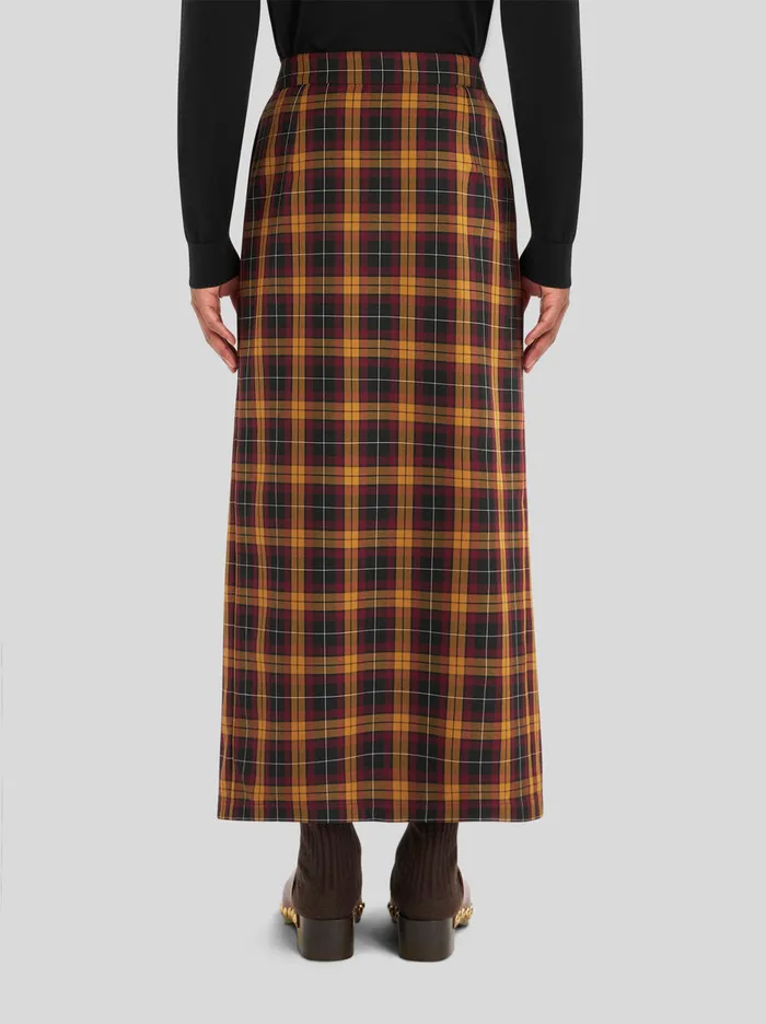 Men Tartan Kilt Etro Trousers