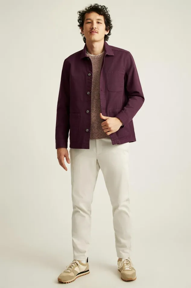 Men The Beau Chore Jacket Deep Port Bonobos Jackets and Coats
