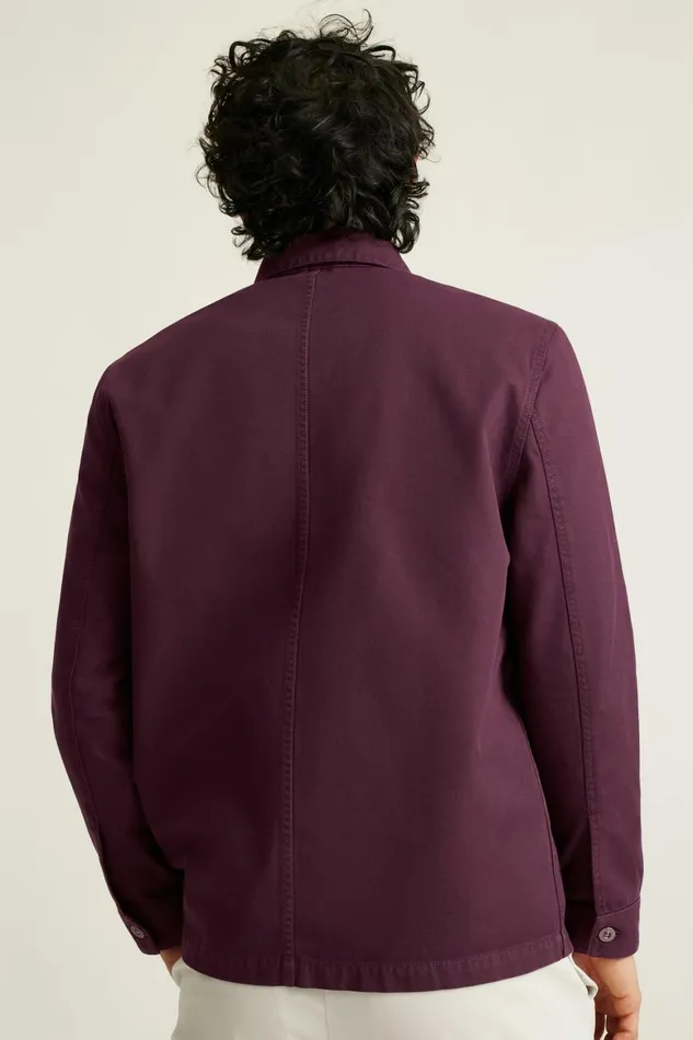 Men The Beau Chore Jacket Deep Port Bonobos Jackets and Coats