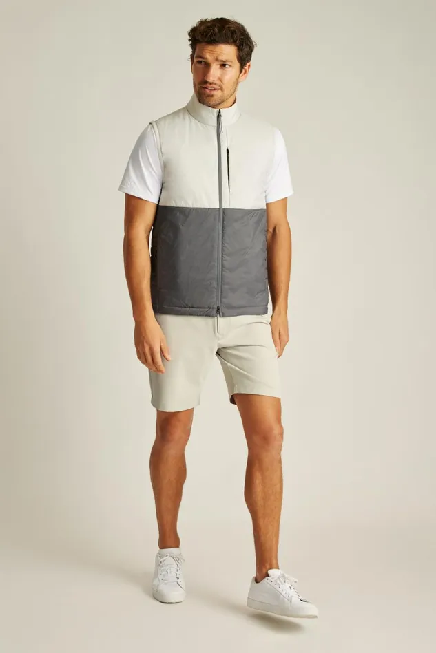 Men The Lightweight Hybrid Vest Lava Smoke Dark Grey And Lunar Rock Grey Bonobos Vests Men The Lightweight Hybrid Vest Lava Smoke Dark Grey And Lunar Rock Grey Bonobos Vests